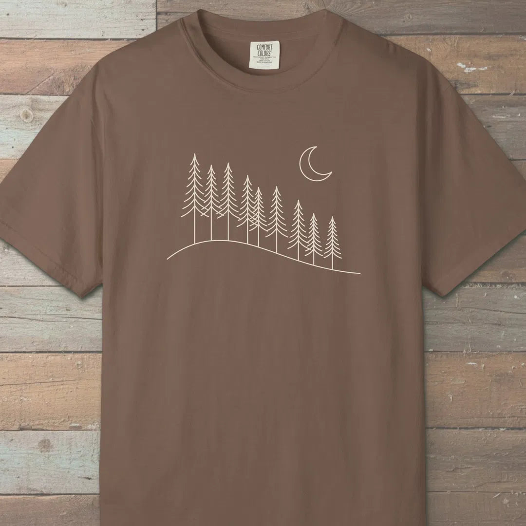 Night Ridge T-Shirt Espresso Outdoor Nature Tee