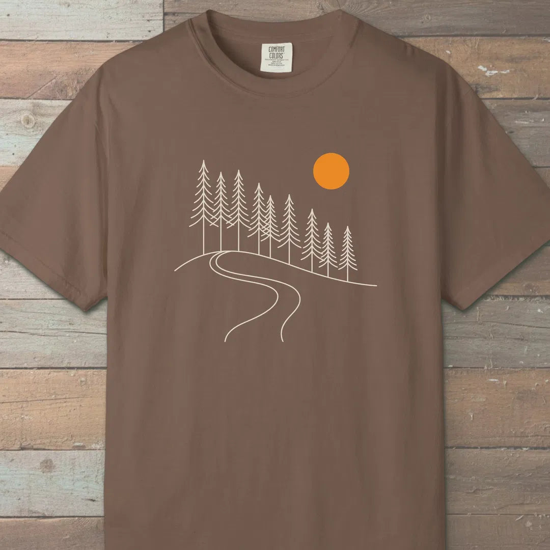 Winding Way T-Shirt Espresso Outdoor Nature Tee