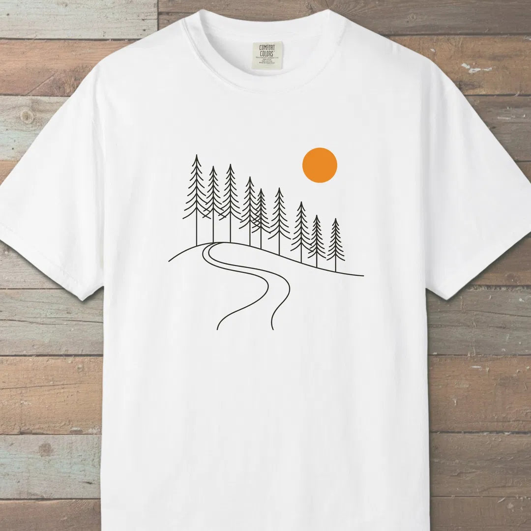 Winding Way T-Shirt White Outdoor Nature Tee