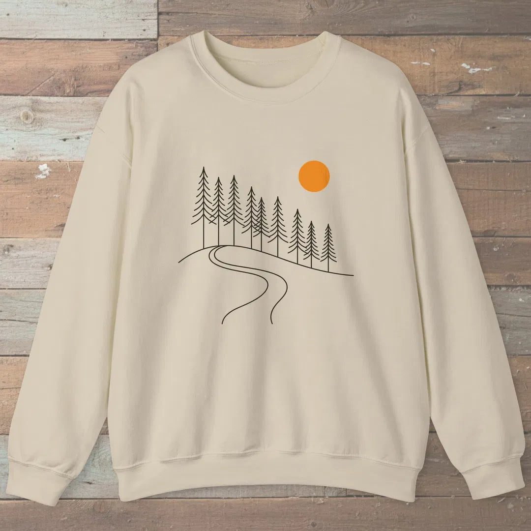 Winding Way Sweatshirt Sand Outdoor Nature Tee