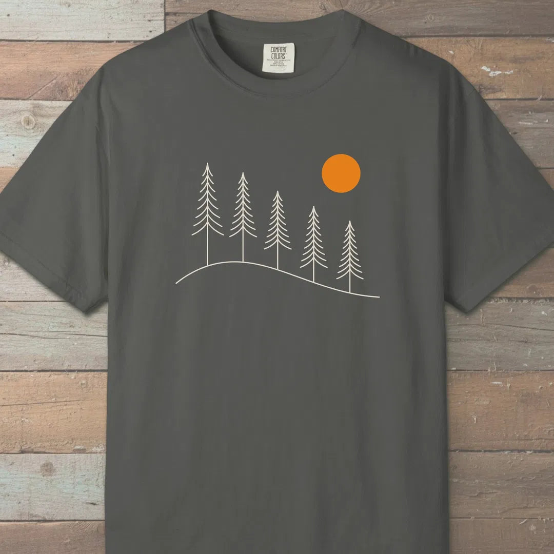 Golden Hour Ridge T-Shirt Pepper Outdoor Nature Tee