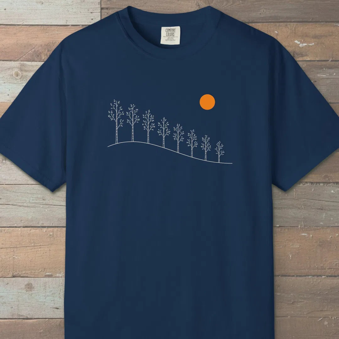 Gentle Hill T-Shirt Navy Outdoor Nature Tee