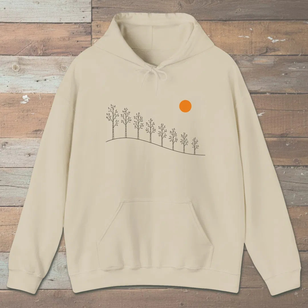 Gentle Hill Hoodie Sand Outdoor Nature Tee