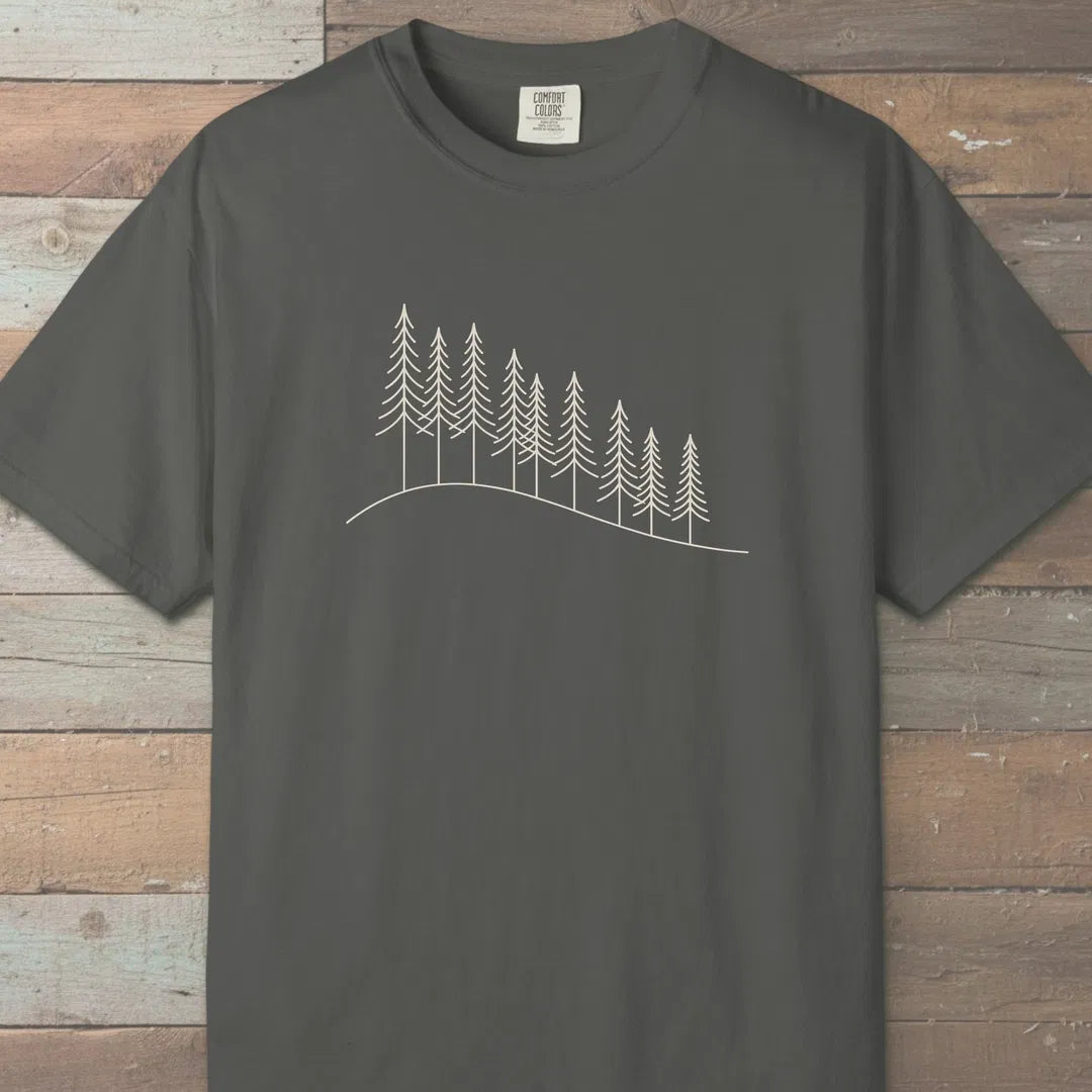 Treeline Descent T-Shirt Pepper Outdoor Nature Tee