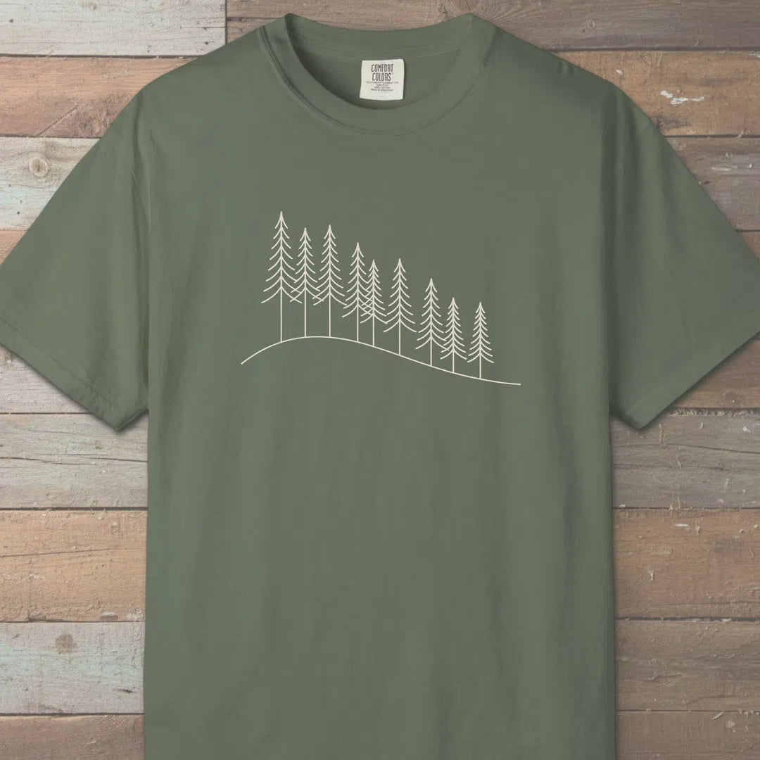 Treeline Descent T-Shirt Moss Outdoor Nature Tee