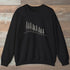 Treeline Descent Sweatshirt Black Outdoor Nature Tee