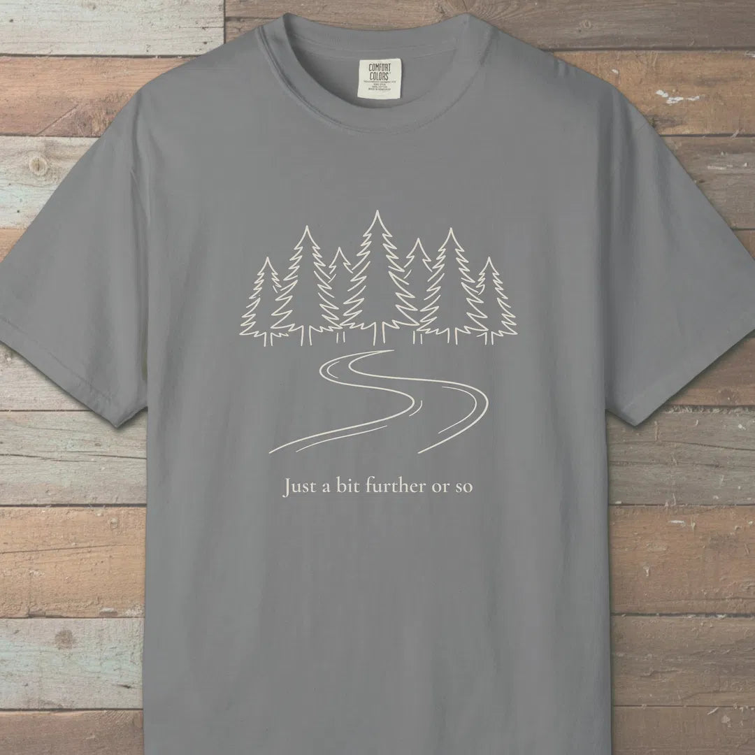 Bit Further T-Shirt Grey Outdoor Nature Tee