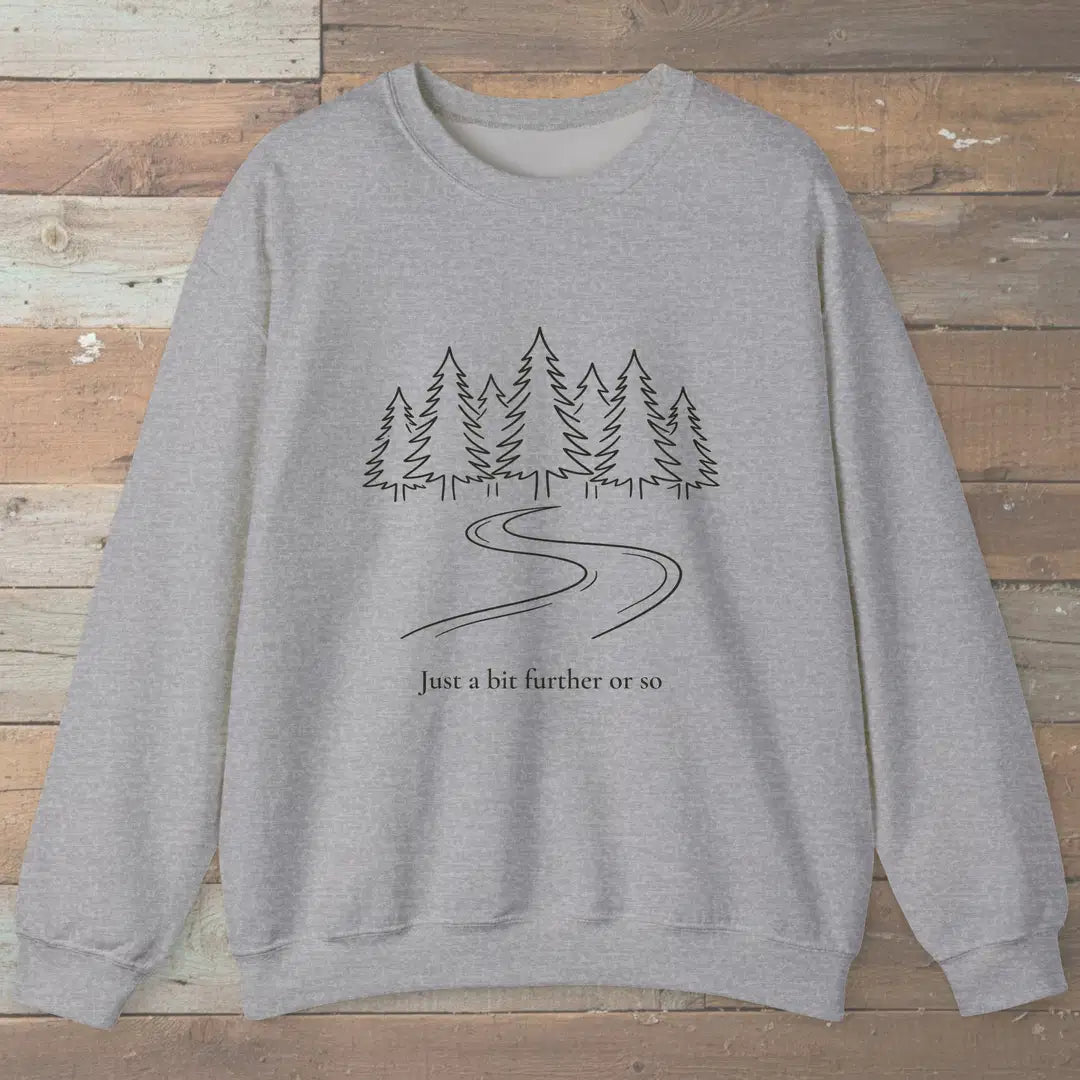 Bit Further Sweatshirt Sport Grey Outdoor Nature Tee