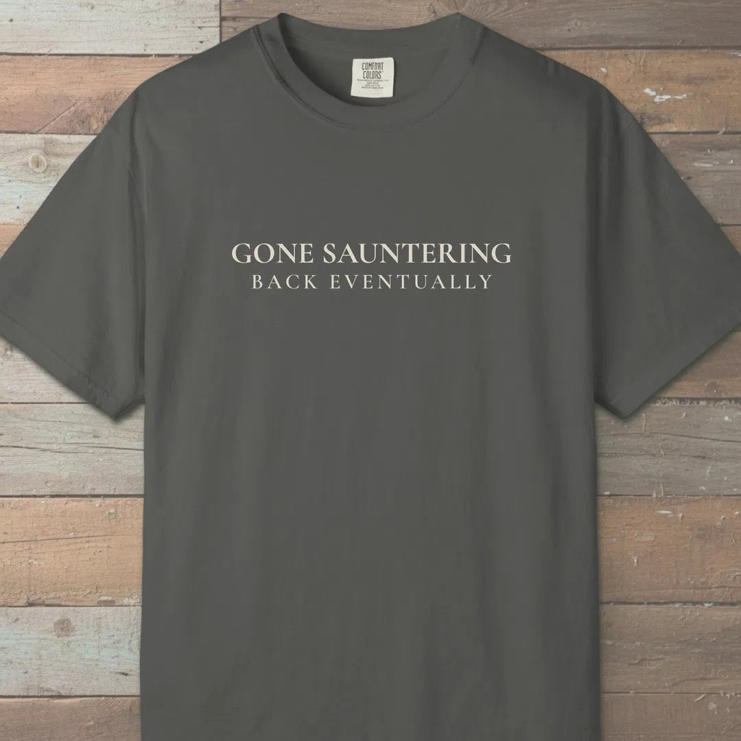 Gone Sauntering T-Shirt Pepper Outdoor Nature Tee