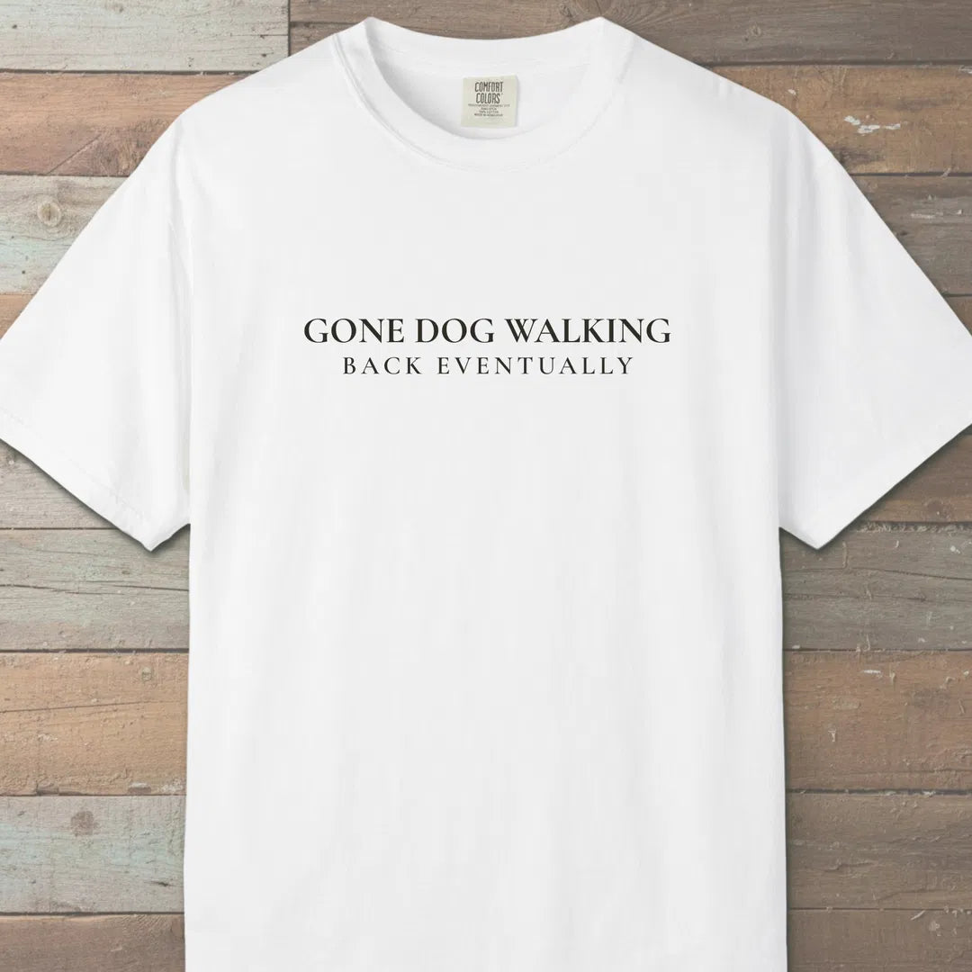 Gone Dog Walking T-Shirt White Outdoor Nature Tee