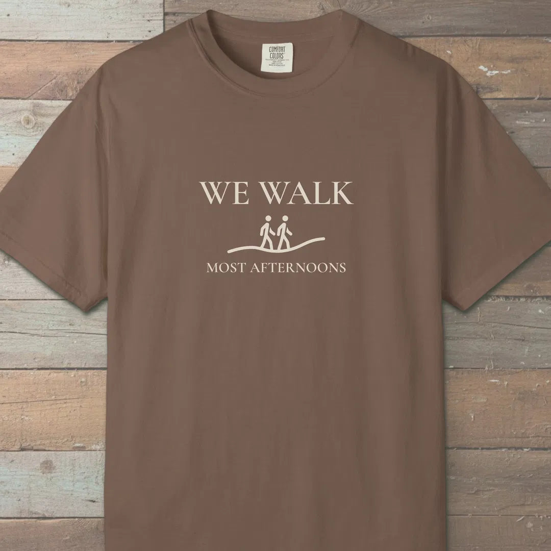 We Walk T-Shirt Espresso Outdoor Nature Tee