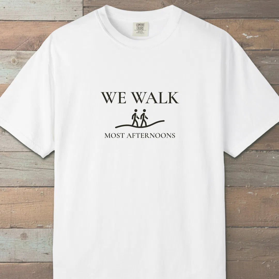 We Walk T-Shirt White Outdoor Nature Tee